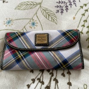Dooney and Bourke plaid wallet